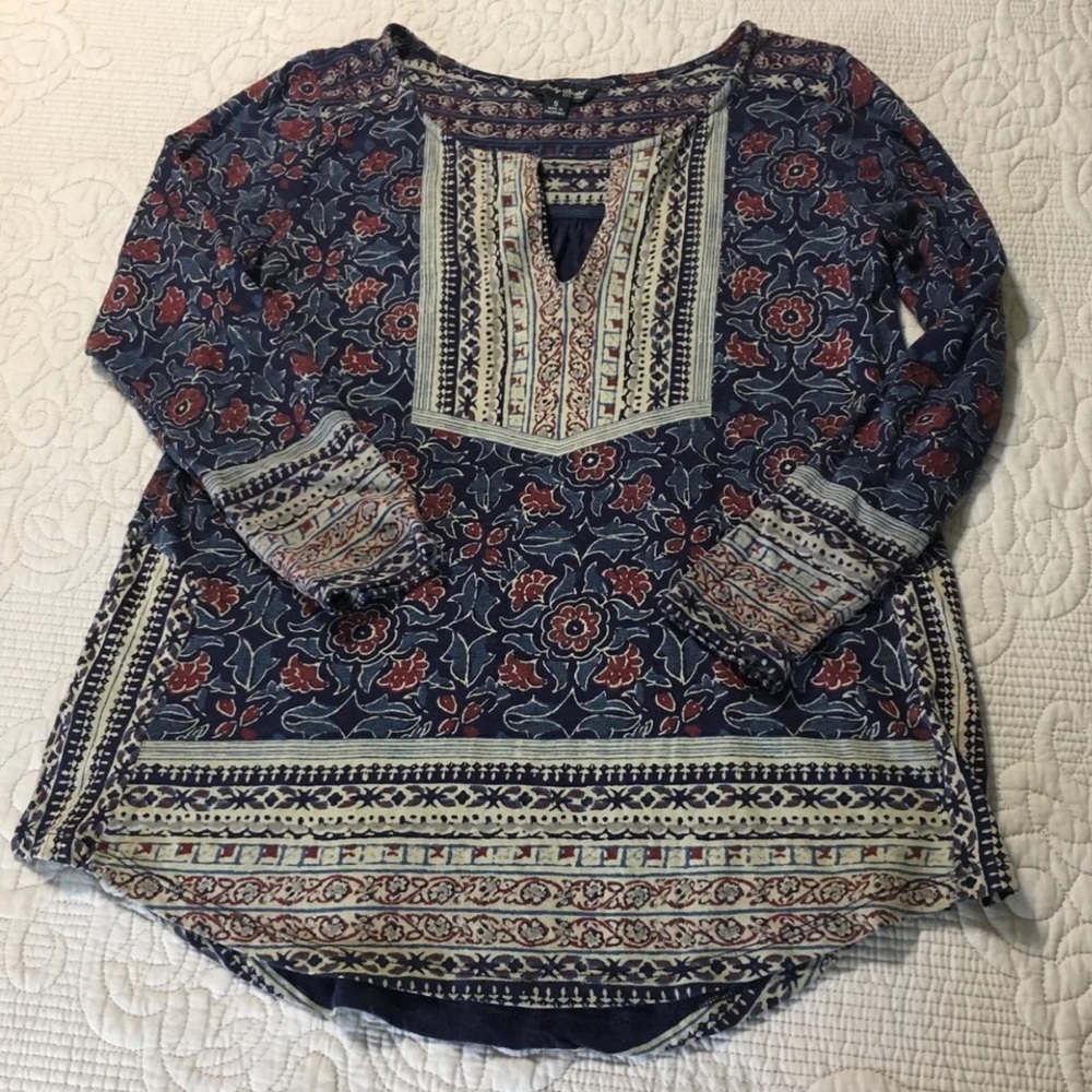 Lucky Brand Boho Gloral Top